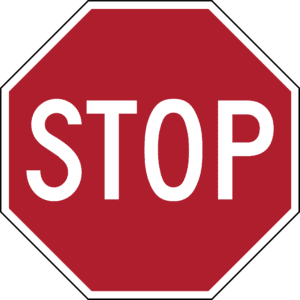 Stop sign