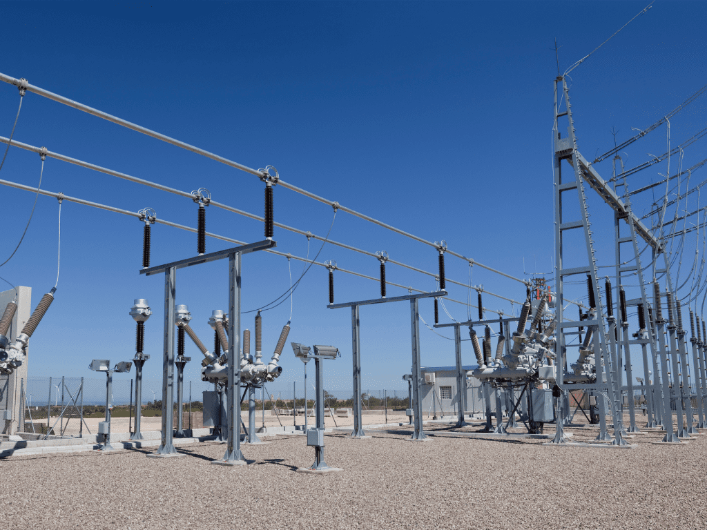 Substation, Earthing, Lightning Icon | GreyMatters